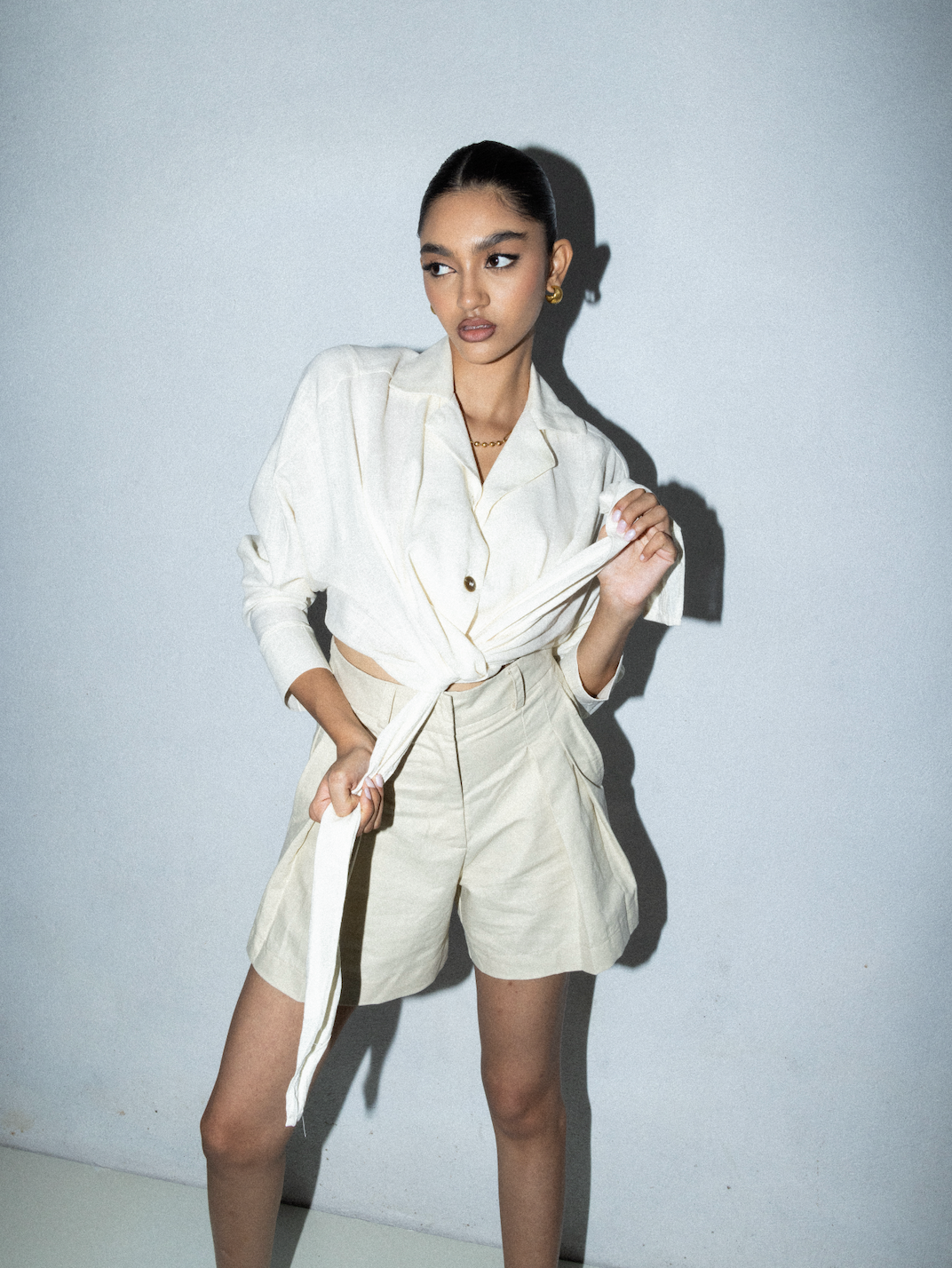 Shynnen cropped shirt
