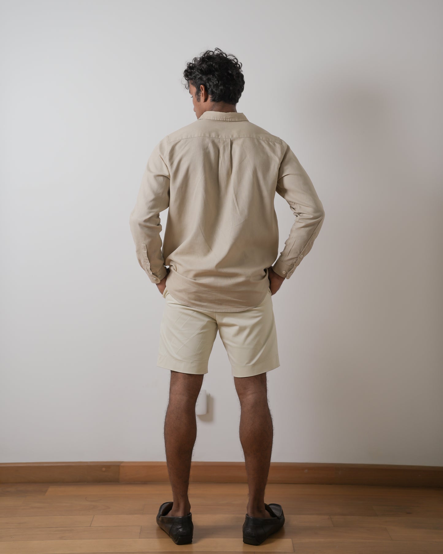 Beige Kennedy long sleeve shirt