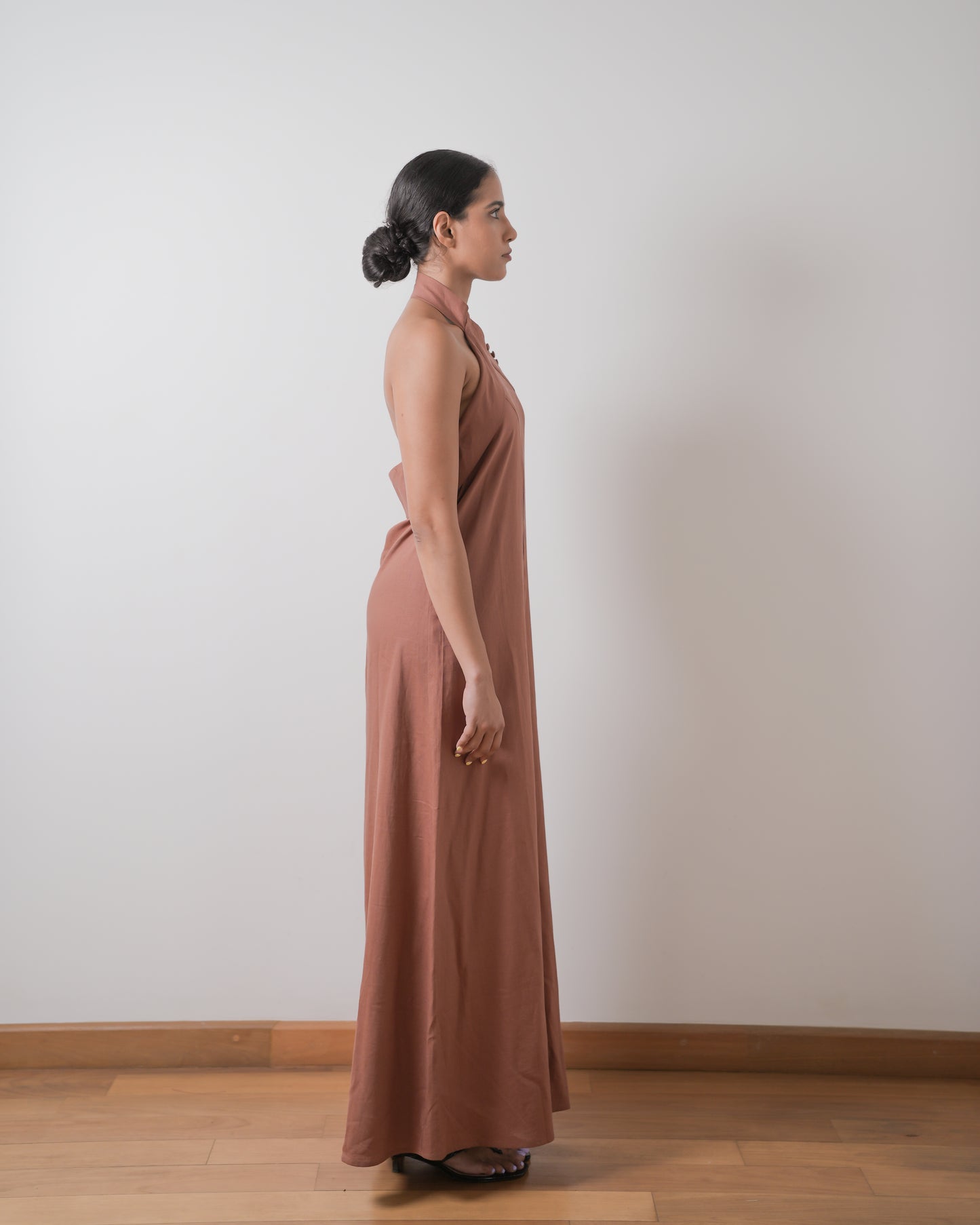 Paloma linen midi dress