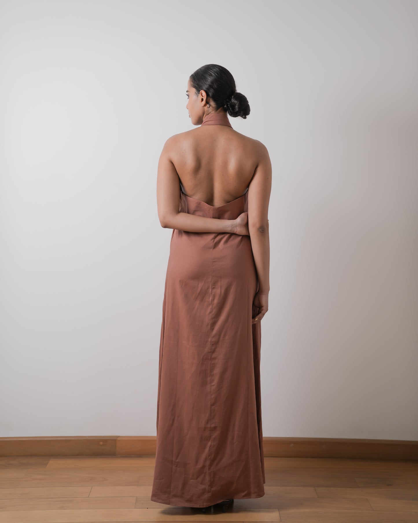 Paloma linen midi dress