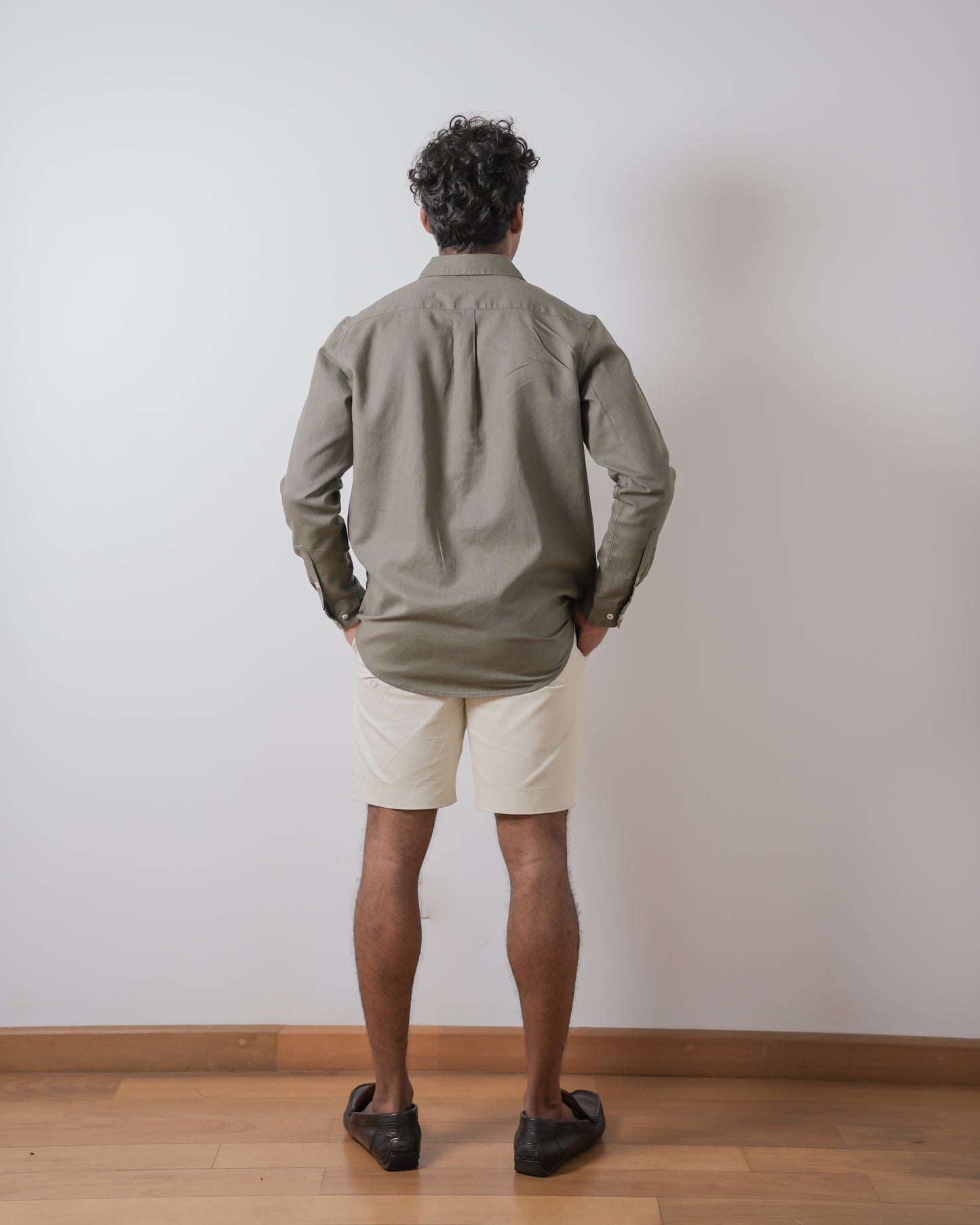Khaki Kennedy long sleeve shirt