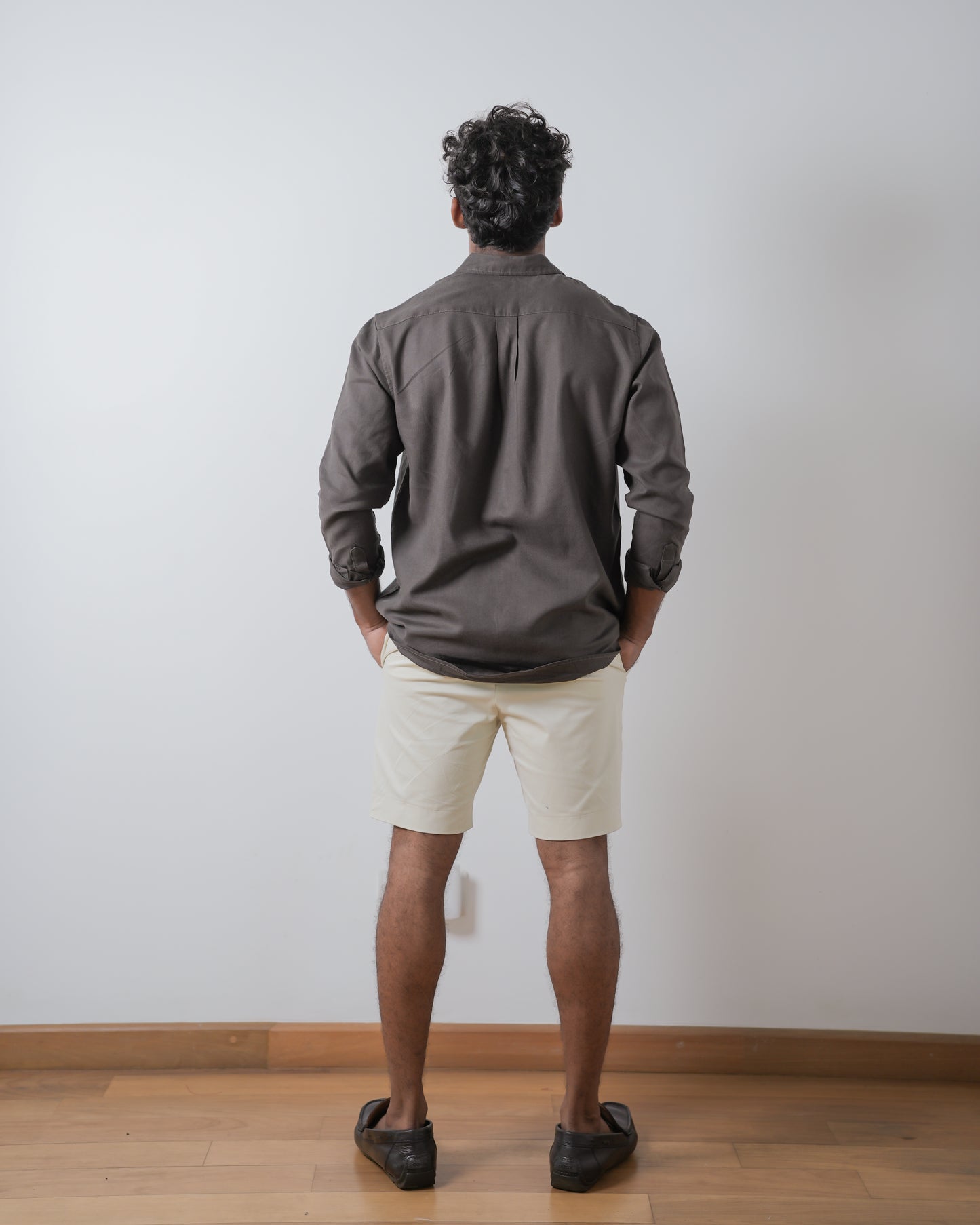 Charcoal Kennedy long sleeve shirt