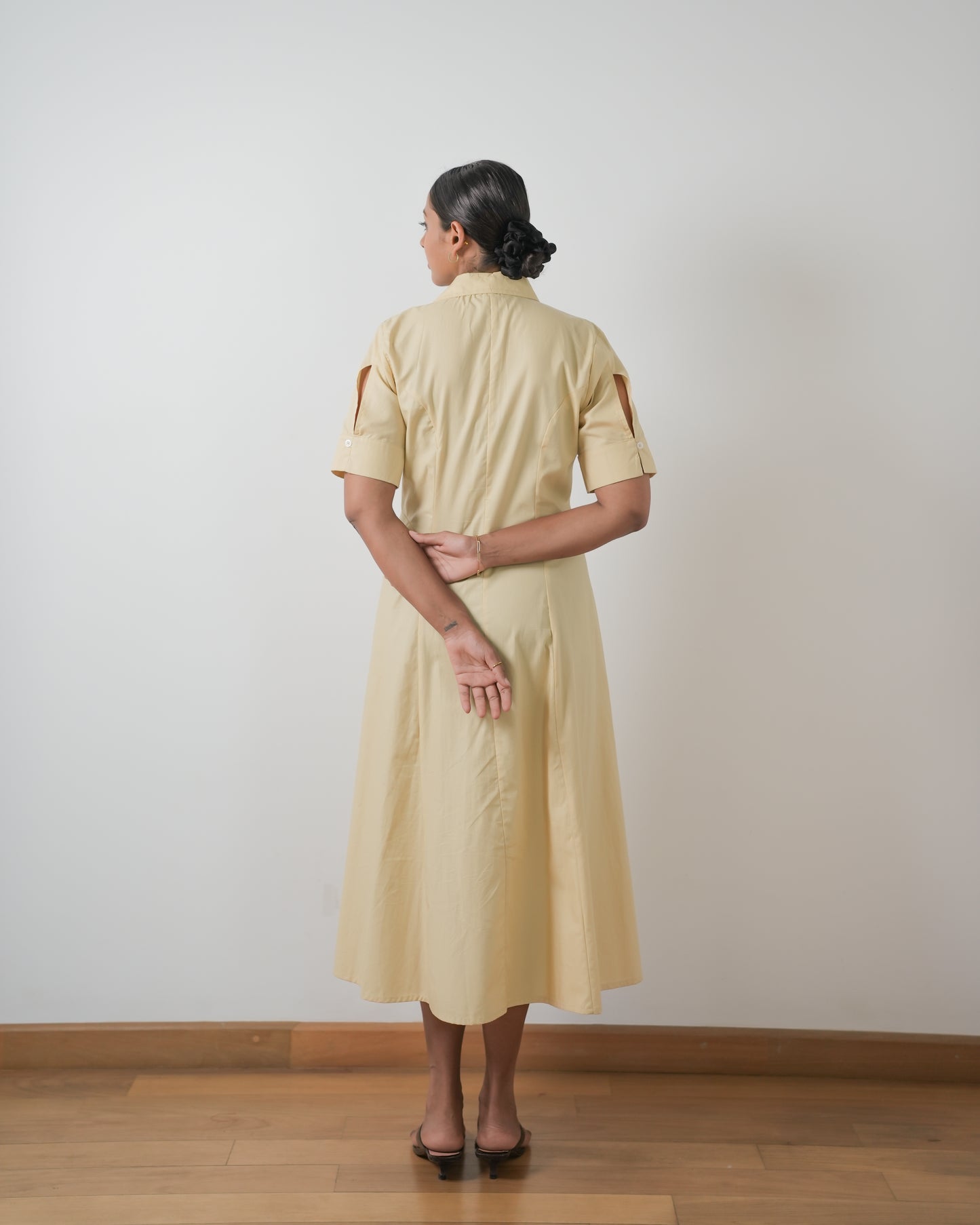 Amelia cotton shirt dress