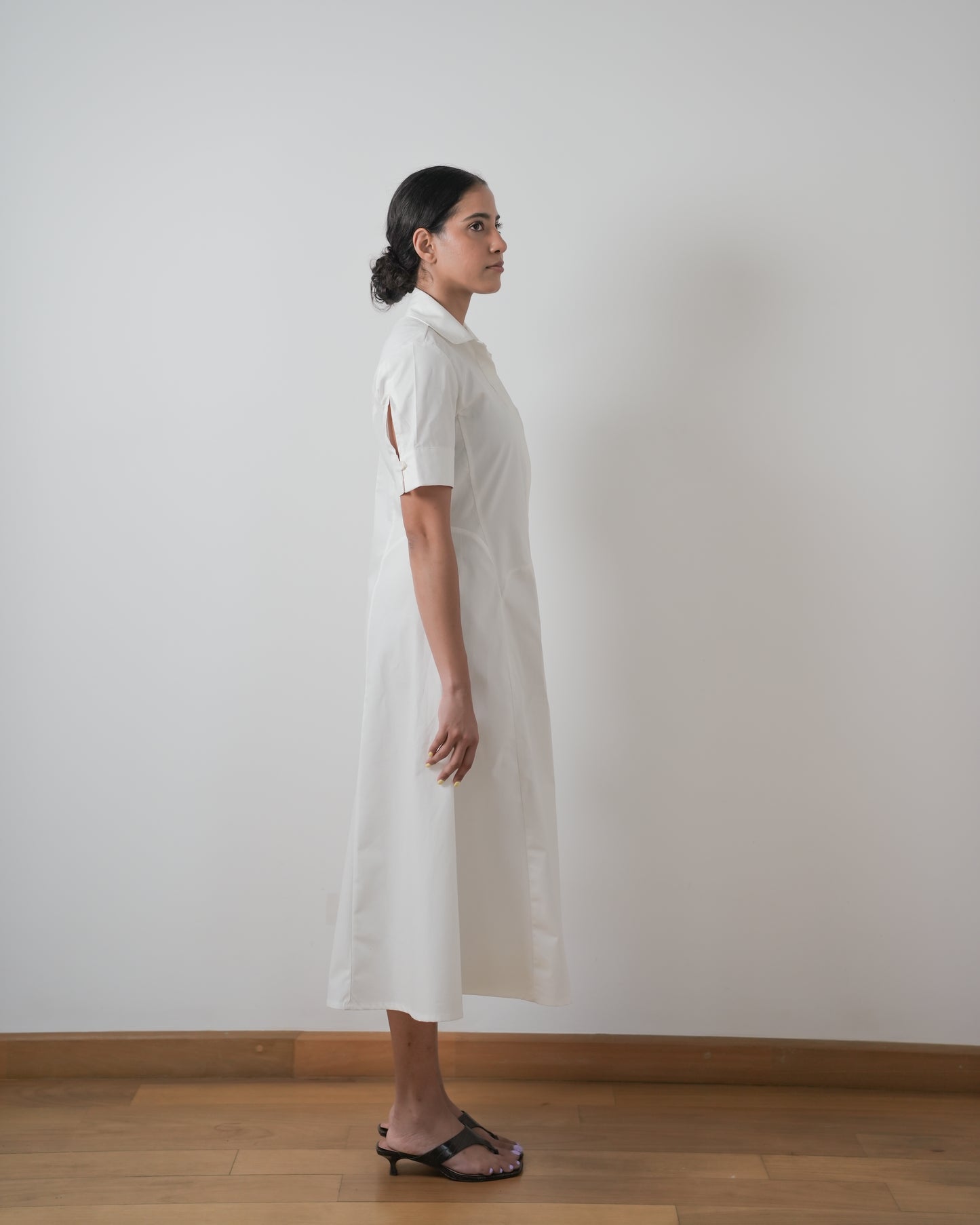 Amelia cotton shirt dress