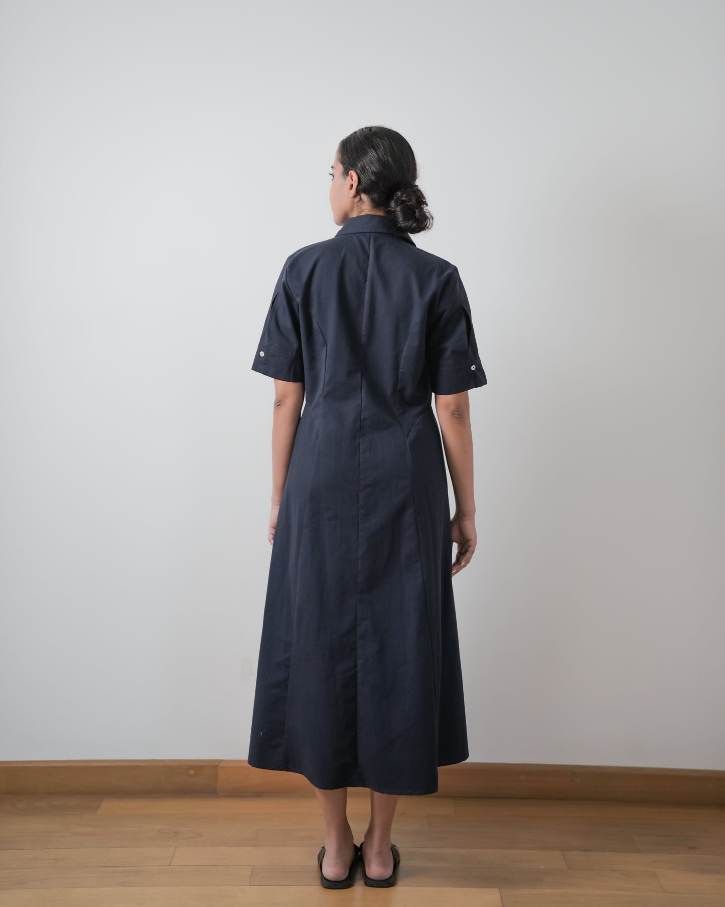 Amelia cotton shirt dress