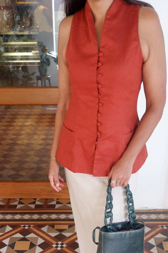 Tamara tailored vest