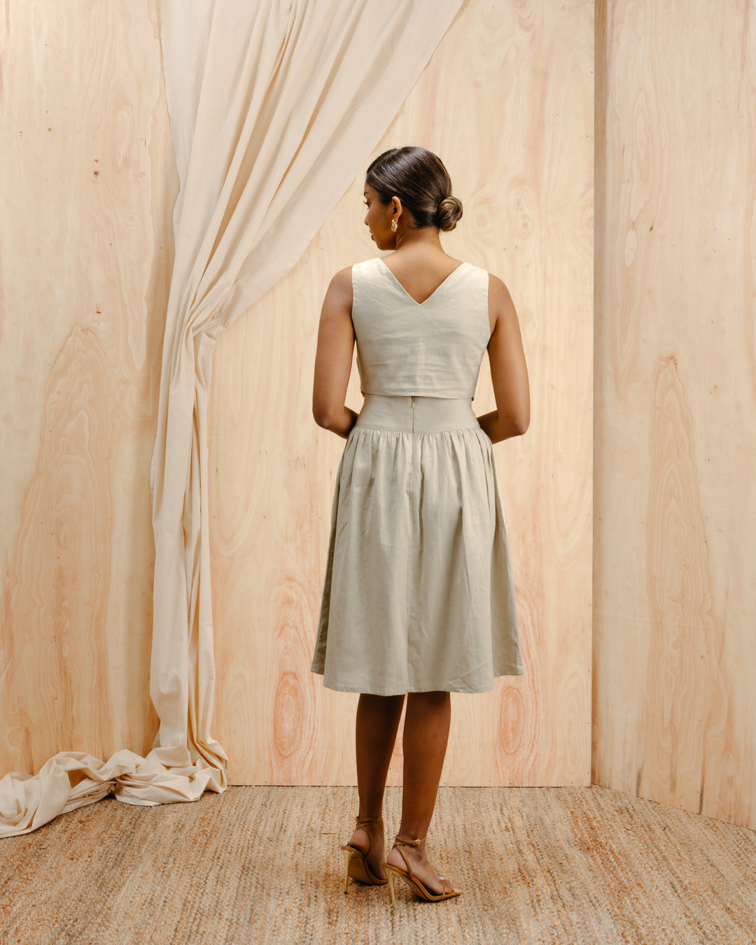 Mercia Gathered Skirt