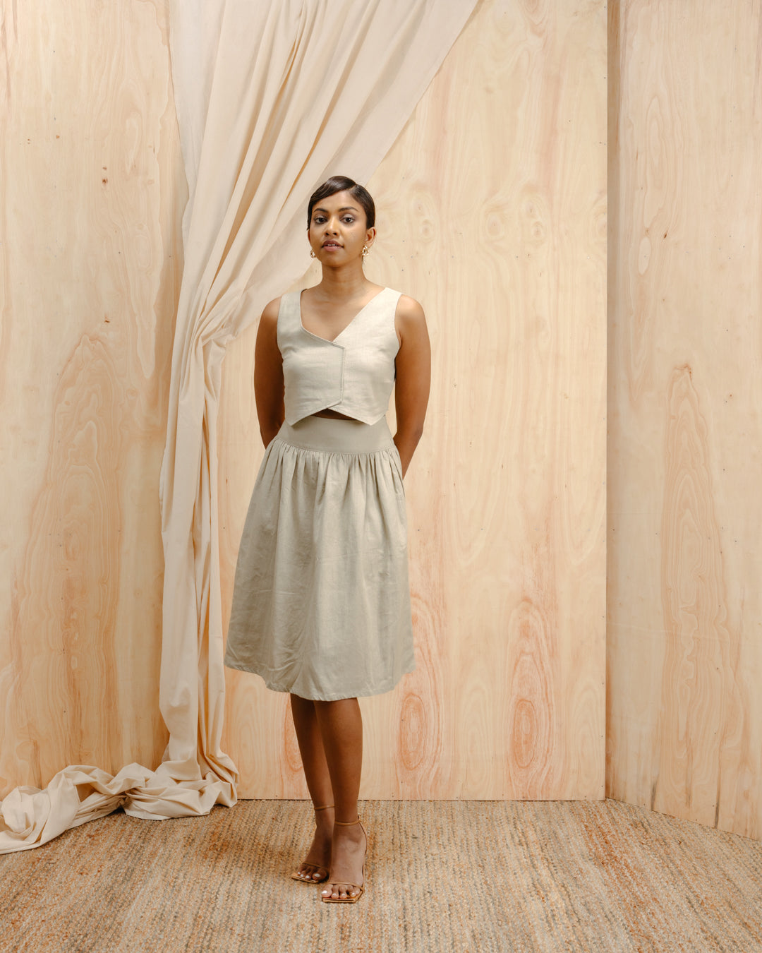 Mercia Gathered Skirt