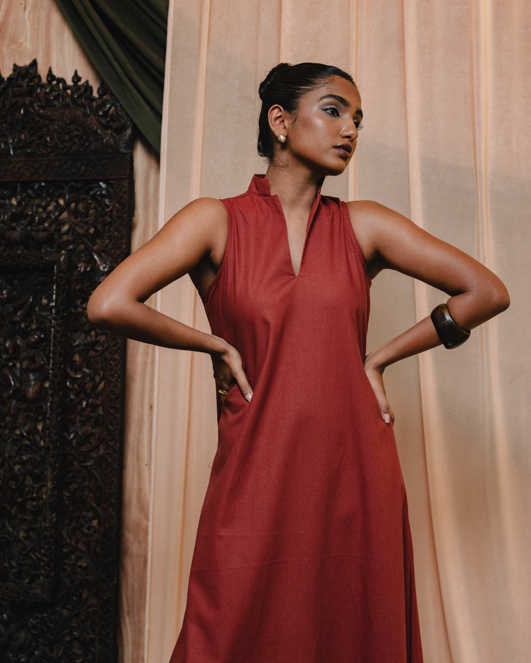 Twiggy midi dress