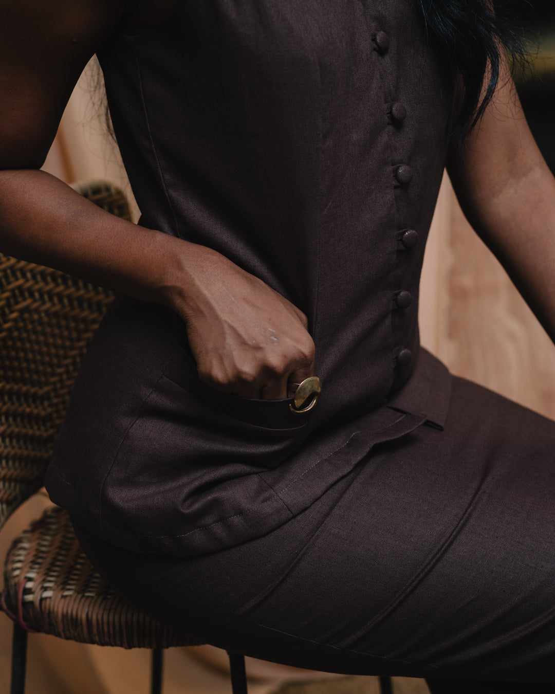 Bianca tailored vest