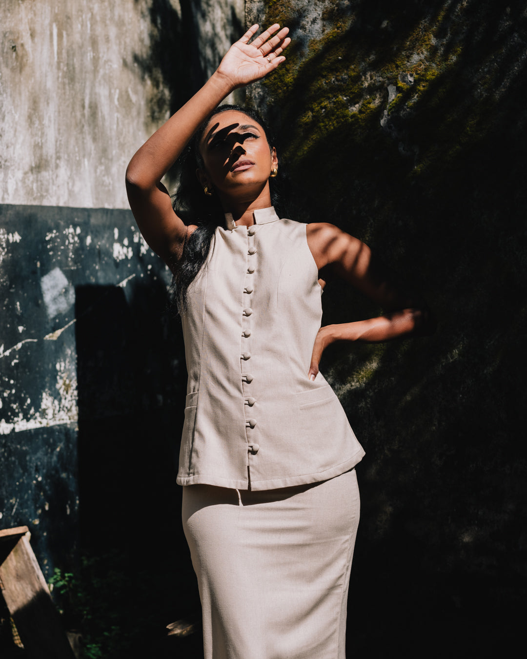 Bianca tailored vest