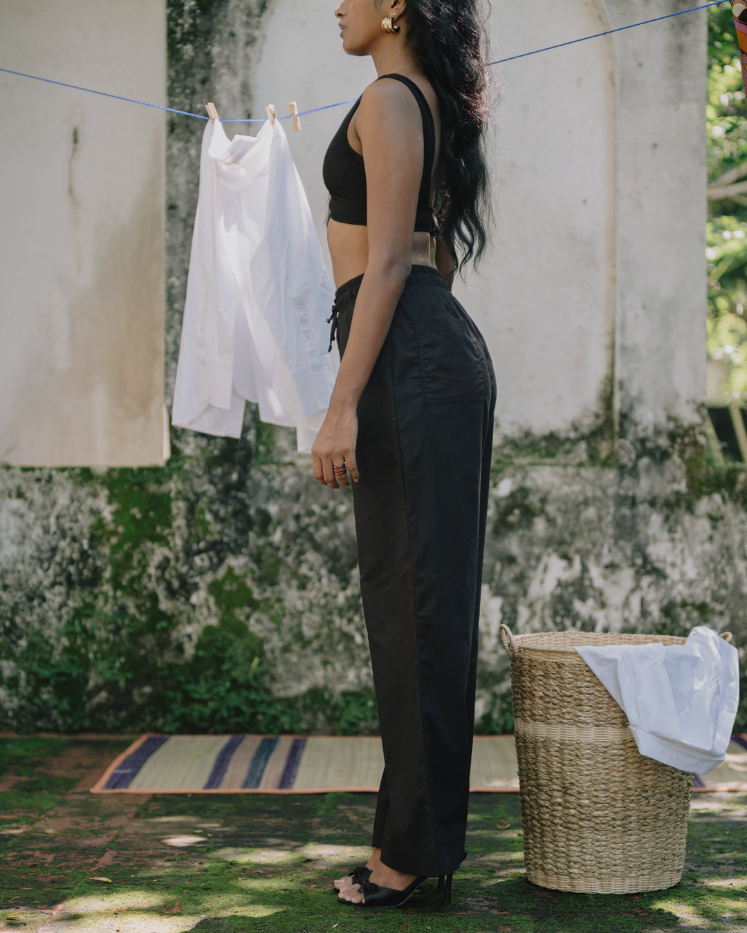 Jane elastic waist pant