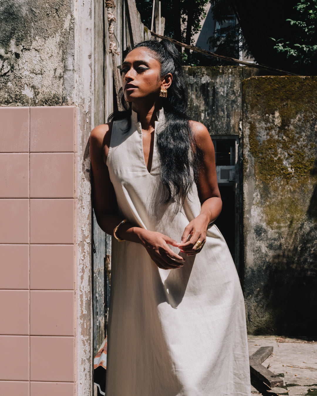 Twiggy midi dress